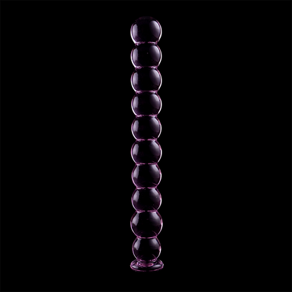 SERIE NEBULA DE IBIZA - MODELO 22 DILDO CRISTAL BOROSILICATO TRANSPARENTE 21,5 CM -O- 2,5 CM