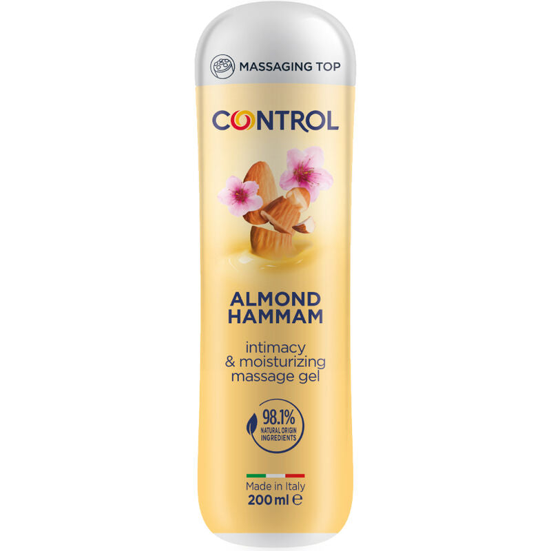 CONTROL - GEL DE MASAJE HAMMAM DE ALMENDRA 3 EN 1 200 ML