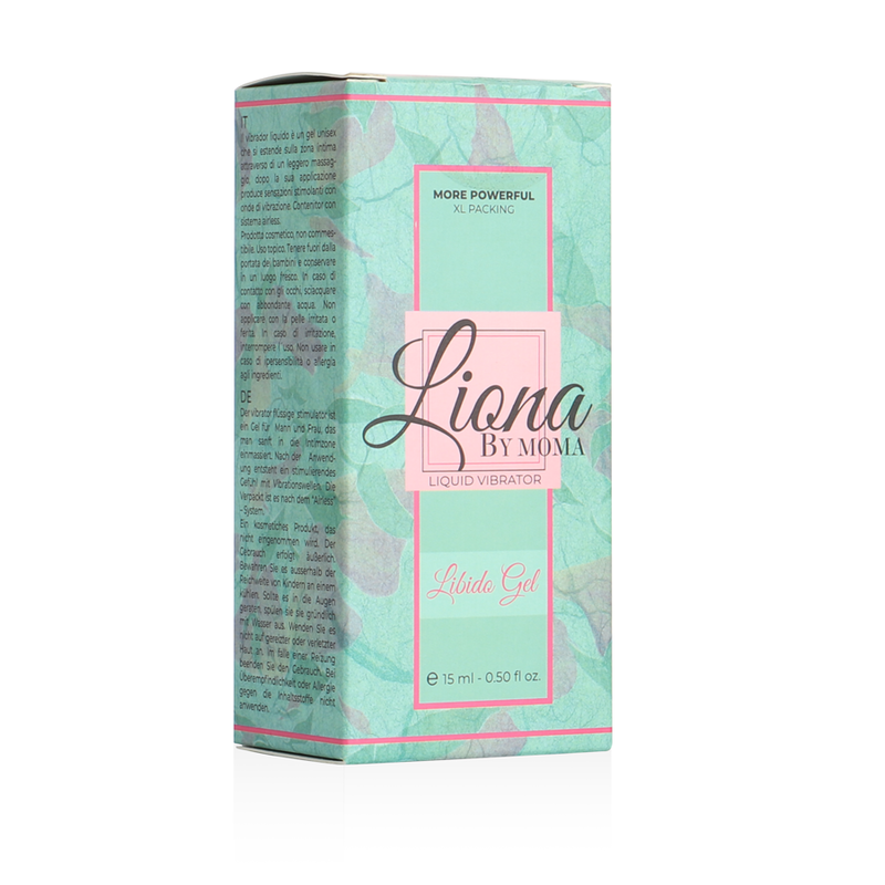 LIONA BY MOMA - LIBIDO GEL LIQUIDE VIBRATEUR 15 ML