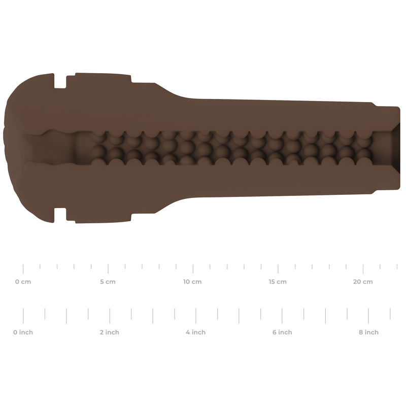 KIIROO - FEEL STROKER MASTURBATOR STIMULATOR - DARK BROWN