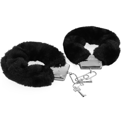INTENSE - ENSEMBLE FÉTICHISME ÉROTIQUE 1 AVEC MENOTTES, MASQUE AVEUGLE ET FOUET EN CUIR VEGAN