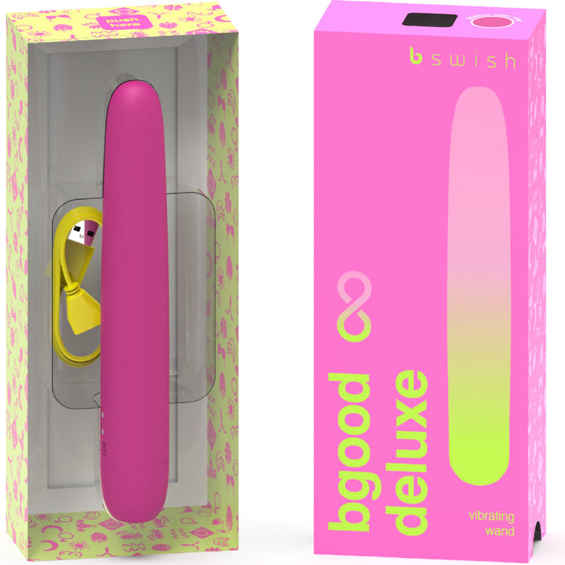 B SWISH - BGOOD INFINITE DELUXE RECHARGEABLE VIBRATOR PINK SILICONE