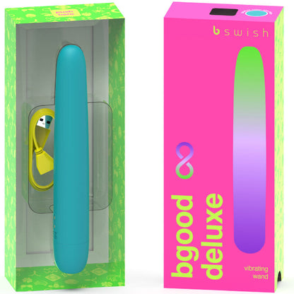 B SWISH - BGOOD INFINITE DELUXE VIBRATEUR RECHARGEABLE SILICONE BLEU