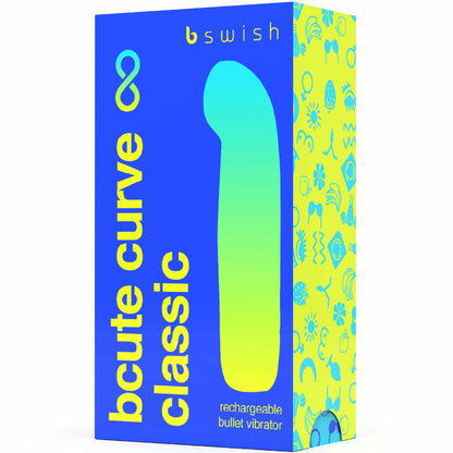 B SWISH - BCUTE CURVE INFINITE CLASSIC VIBRATEUR RECHARGEABLE SILICONE BLEU