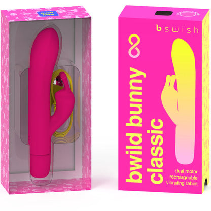 B SWISH - BWILD BUNNY INFINITE CLASSIC VIBRATEUR RECHARGEABLE ROSE SILICONE