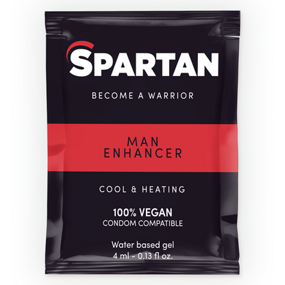 SPARTAN - GEL POTENCIADOR MASCULINO EFECTO FRIO-CALOR 100% VEGANO 4ML