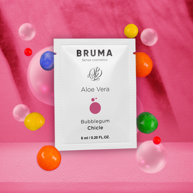 BRUMA - GEL DESLIZANTE DE ALOE VERA SABOR BUBBLEGUM 6 ML