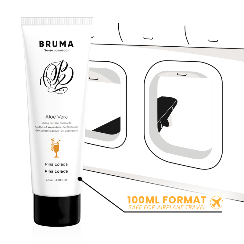 BRUMA - GEL GLISSANT À L'ALOE VERA SAVEUR PINA COLADA 100 ML