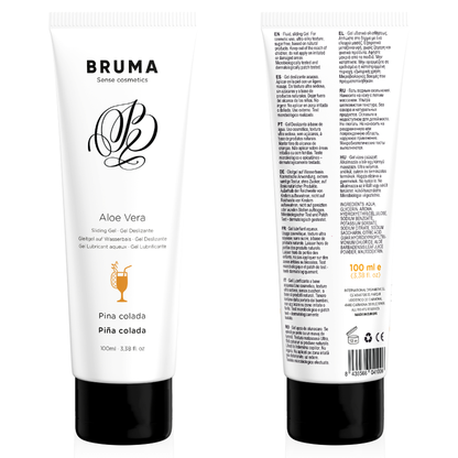 BRUMA - GEL GLISSANT À L'ALOE VERA SAVEUR PINA COLADA 100 ML