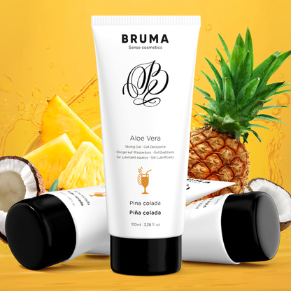 BRUMA - GEL GLISSANT À L'ALOE VERA SAVEUR PINA COLADA 100 ML