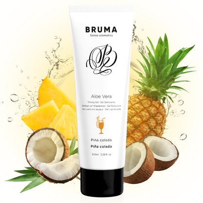 BRUMA - GEL GLISSANT À L'ALOE VERA SAVEUR PINA COLADA 100 ML