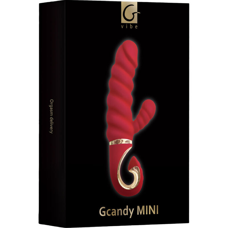 G-VIBE - MINI VIBRATEUR EN SILICONE ROUGE GCANDY