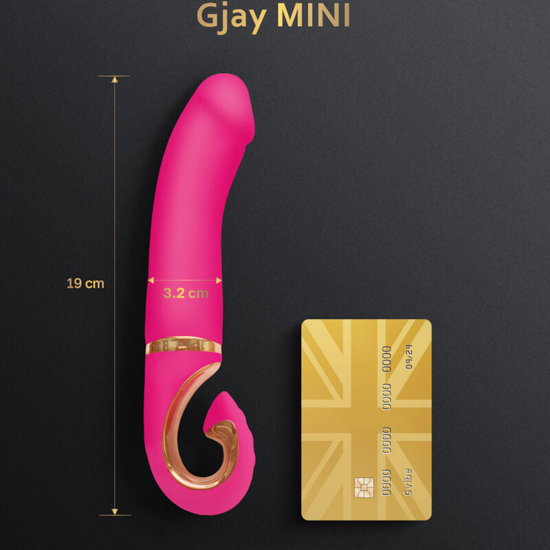 G-VIBE - GJAY MINI PINK SILICONE VIBRATOR