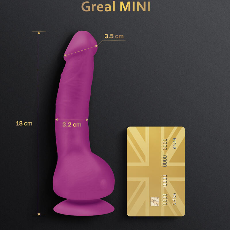 G-VIBE - MINI VIBRATEUR GODE EN SILICONE GREAL FUCHSIA