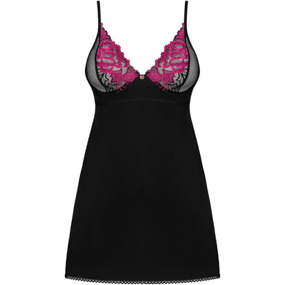 OBSESSIVE - ROSENTY CHEMISE &amp; STRING XS/S