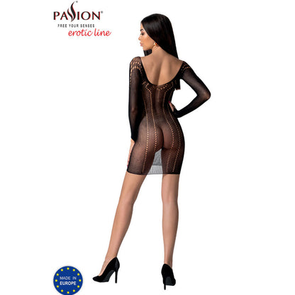 PASSION - BS101 BODYSTOCKING BLACK ONE SIZE