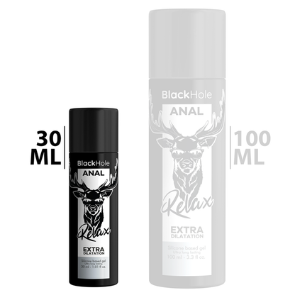 AGUJERO NEGRO - DILATACIÓN ANAL BASE SILICONA GEL 30 ML