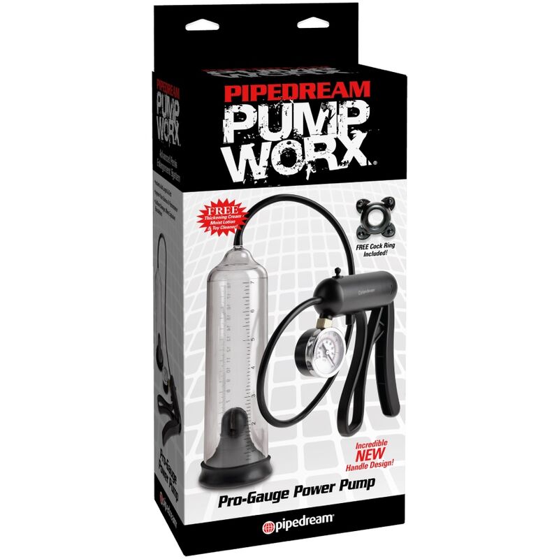 PUMP WORX - POMPE ÉLECTRIQUE PRO-GAUGE TRANSPARENTE