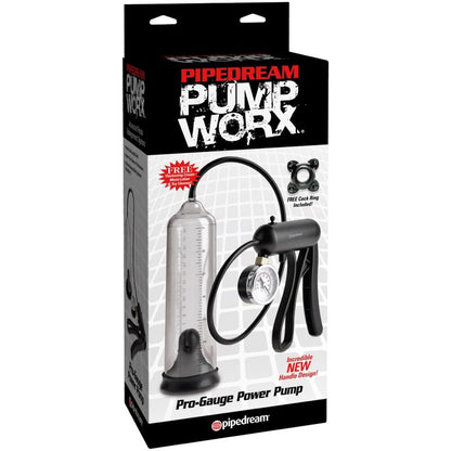 PUMP WORX - POMPE ÉLECTRIQUE PRO-GAUGE TRANSPARENTE