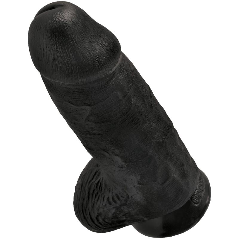 KING COCK - PENE REALISTA CHUBBY 23 CM NEGRO