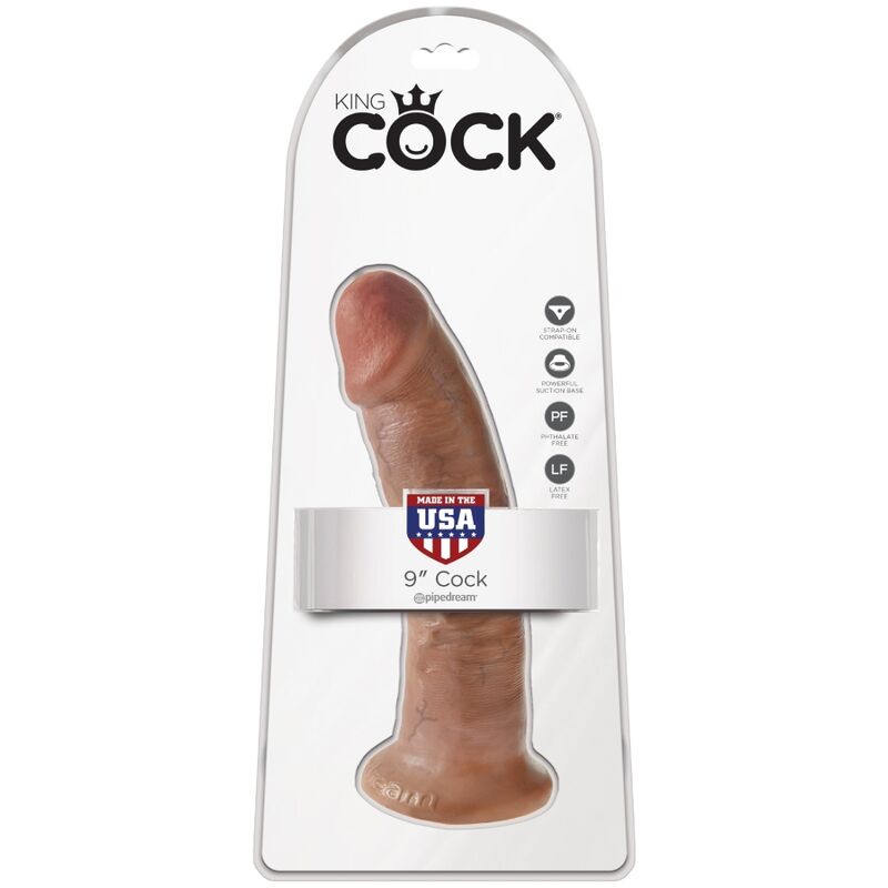 KING COCK - PÉNIS RÉALISTE 21,7 CM CARAMEL