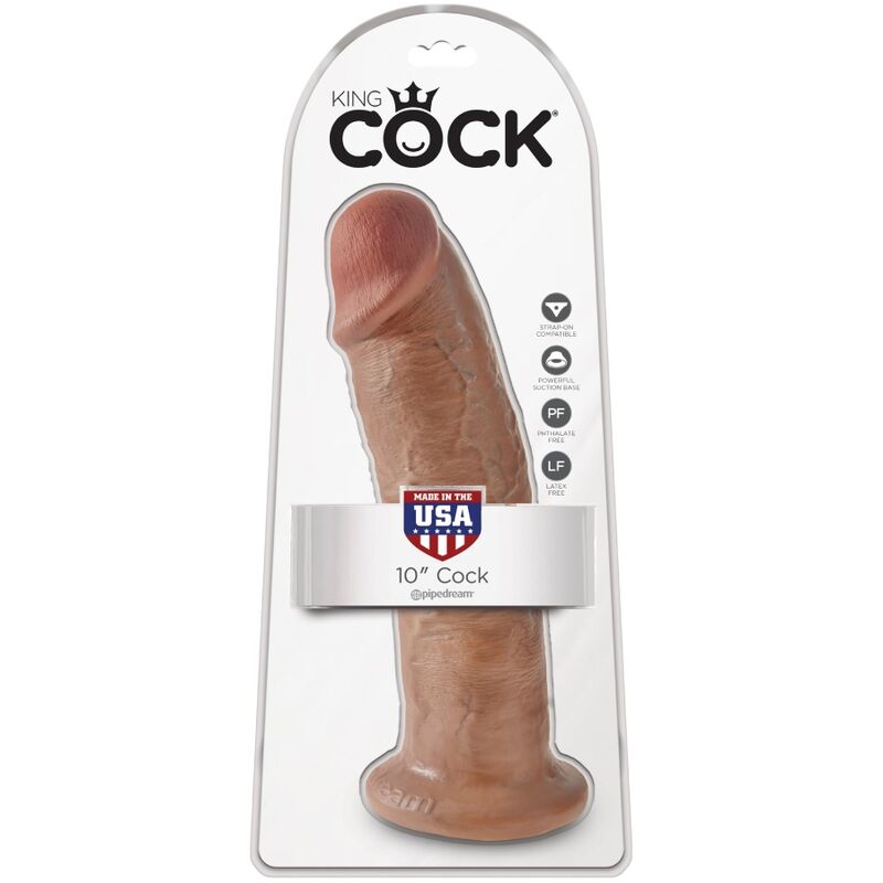 KING COCK - PENIS REALISTE 24 CM CARAMEL