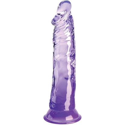 KING COCK - PÉNIS RÉALISTE TRANSPARENT 19,7 CM VIOLET