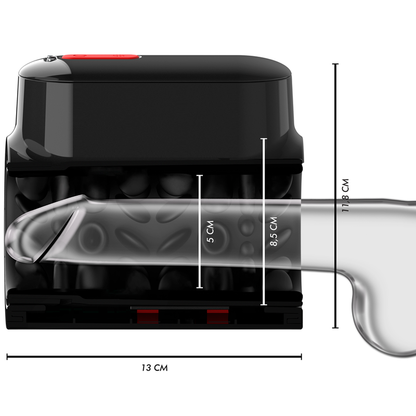 JAMYJOB - MASTURBADOR CON MODO TURBO, TECNOLOGÍA DE GIRO DE 360 Y EMPUJE VORTEX