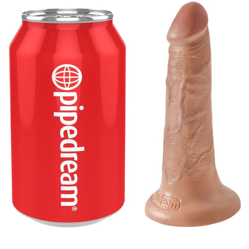 KING COCK - REALISTIC PENIS 12 CM CARAMEL