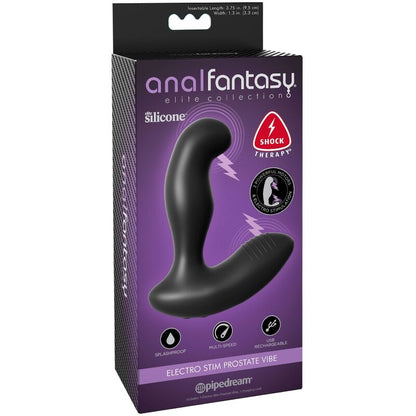 COLECCIÓN ANAL FANTASY ELITE - MASAJEADOR DE PRÓSTATA CON VIBRADOR ELECTROESTIMULADOR