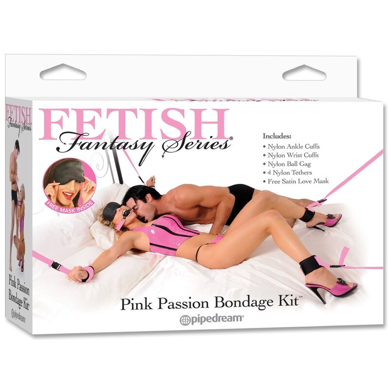 SÉRIE FETISH FANTASY - KIT BONDAGE ROSE