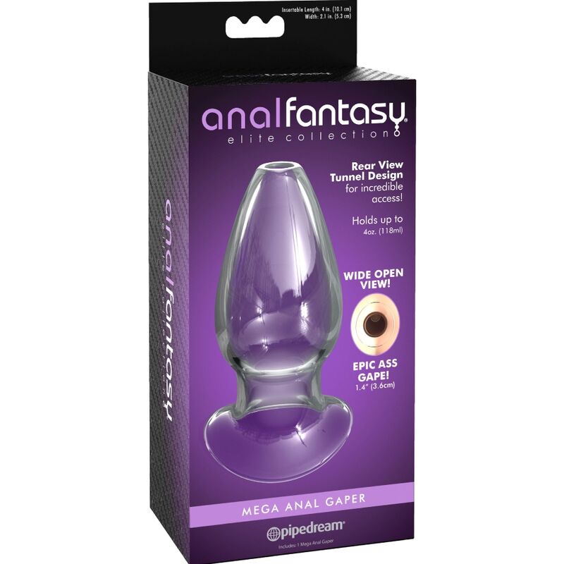 COLECCIÓN ANAL FANTASY ELITE - DILATADOR ANAL GAPER DE CRISTAL TALLA L