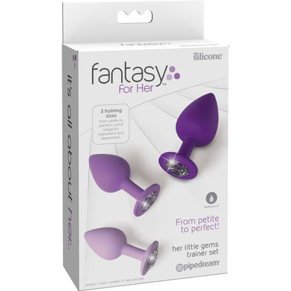 FANTASÍA PARA ELLA - SET DE PLUG ANAL VIOLETA