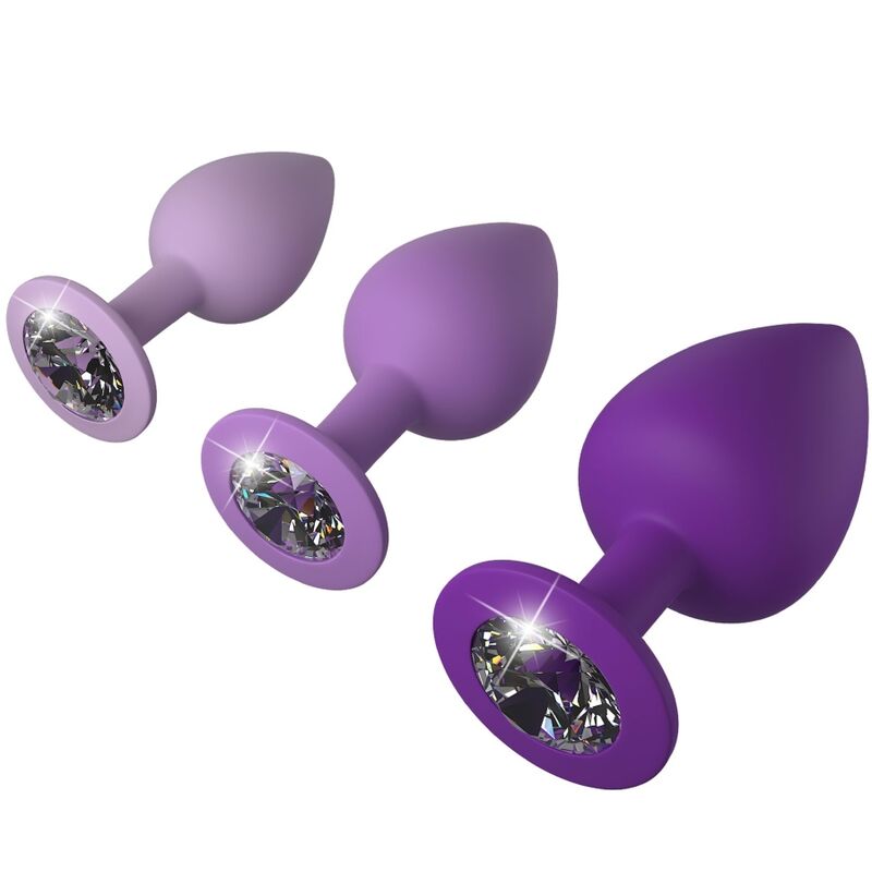 FANTASÍA PARA ELLA - SET DE PLUG ANAL VIOLETA