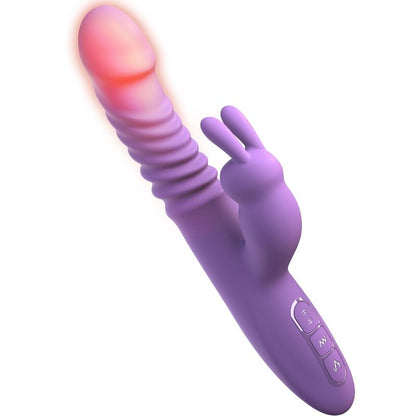 FANTASY FOR HER - RABBIT CLITORIS STIMULATOR WITH HEAT OSCILLATION AND VIBRATION FUNCTION VIOLET