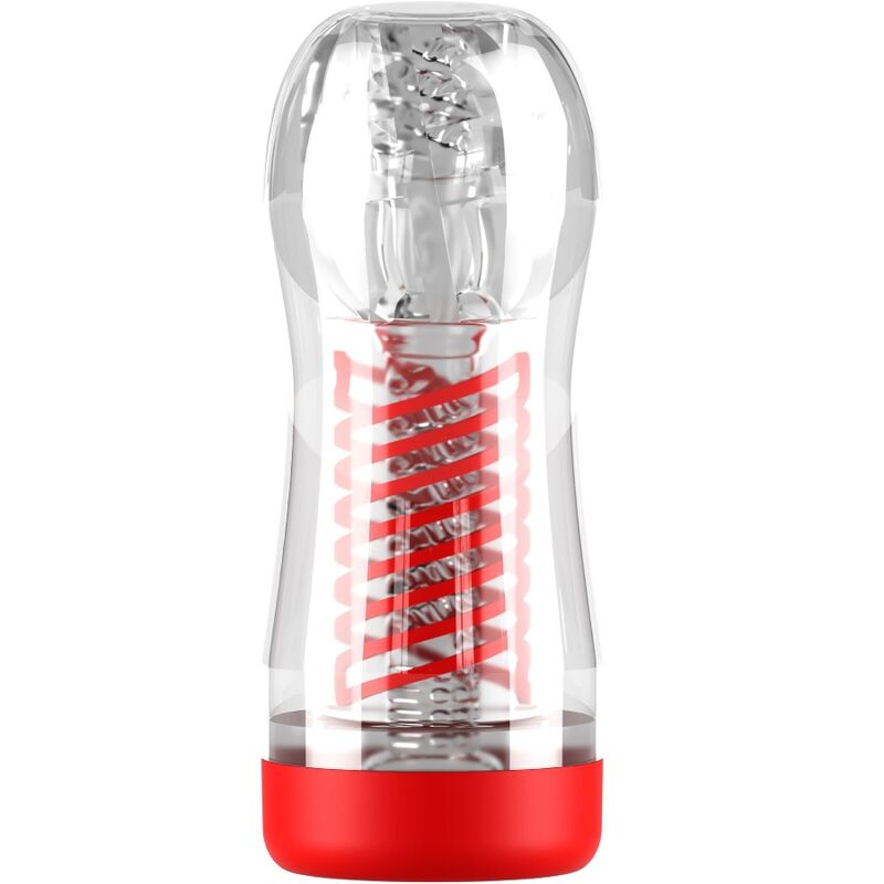 PDX ELITE - STROKER VIEWTUBE 2 SPIRAL COMPRESSION TRANSPARENT