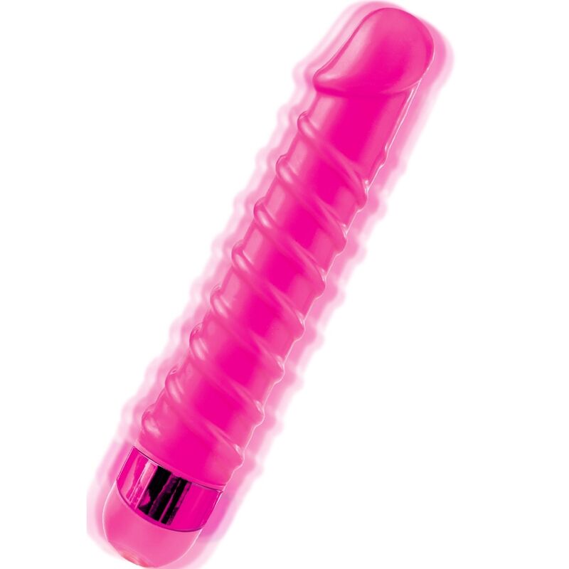 CLASSIX - CANDY TWIRL VIBRATING MASSAGER 16.5 CM PINK