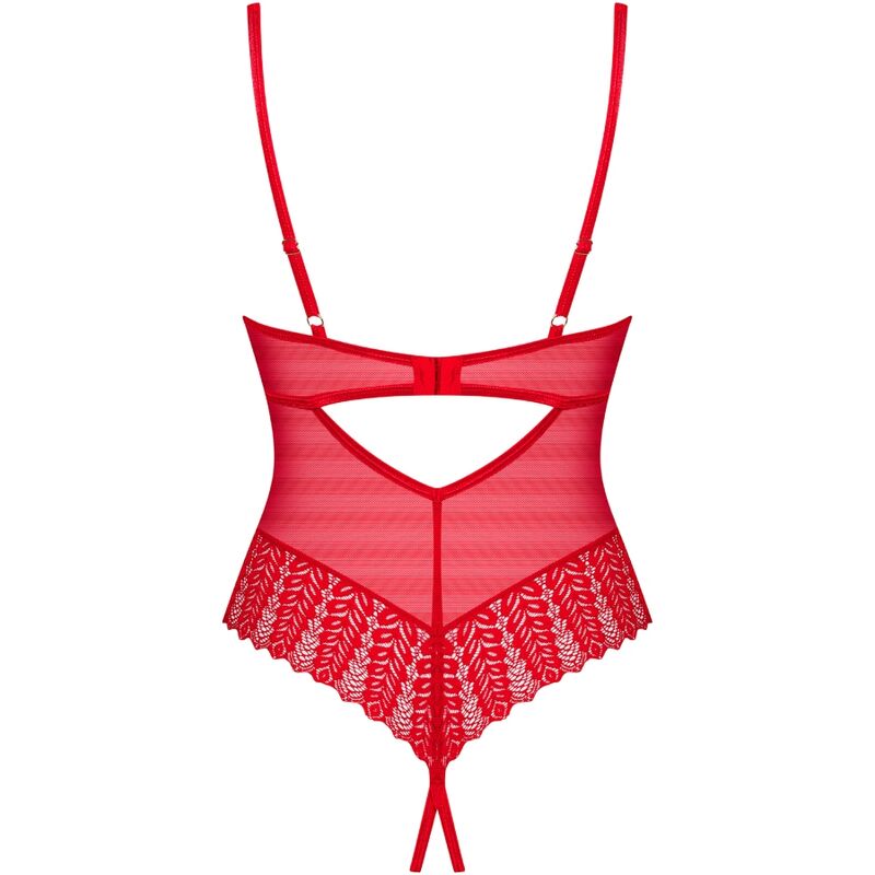 OBSESSIVE - INGRIDIA CROTCHLESS ROUGE XS/S