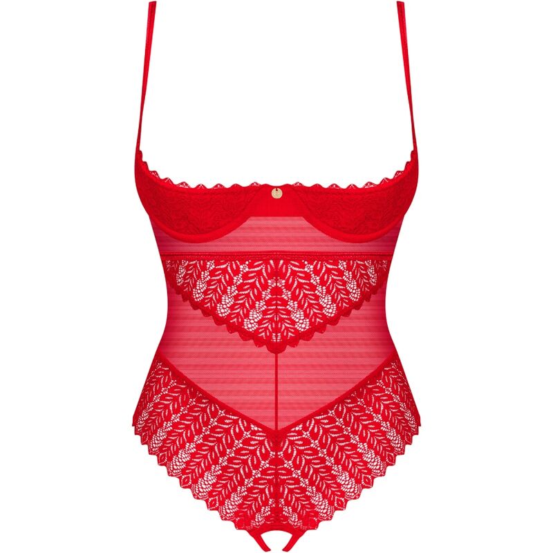 OBSESSIVE - INGRIDIA CROTCHLESS ROUGE XS/S