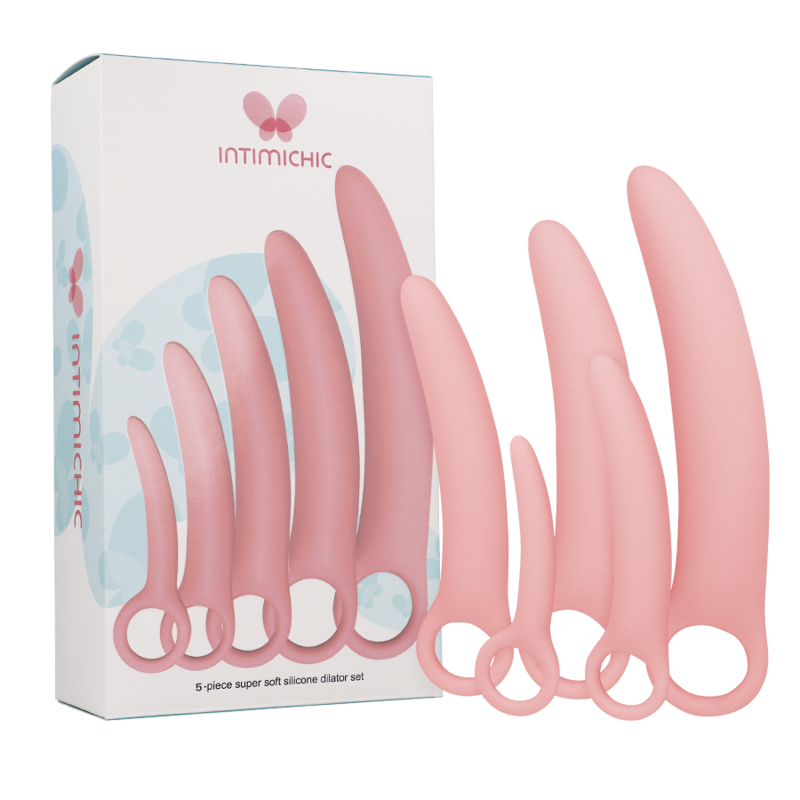 INTIMICHIC - 5-PIECE SILICONE DILATOR SET