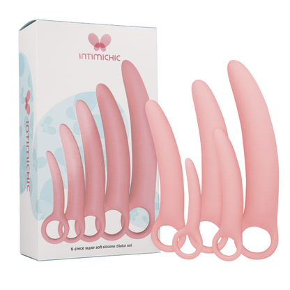 INTIMICHIC - 5-PIECE SILICONE DILATOR SET