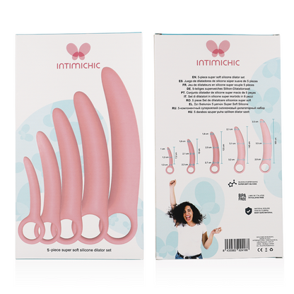 INTIMICHIC - 5-PIECE SILICONE DILATOR SET