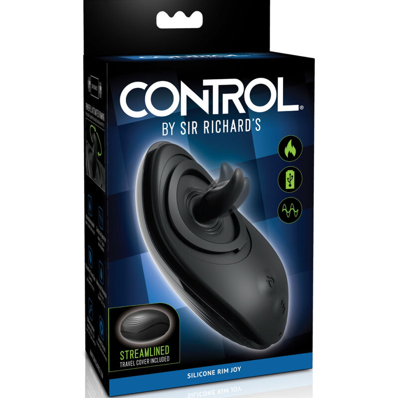 SIR RICHARDS - ANAL STIMULATOR RIM JOY VIBRATOR & SILICONE BLACK