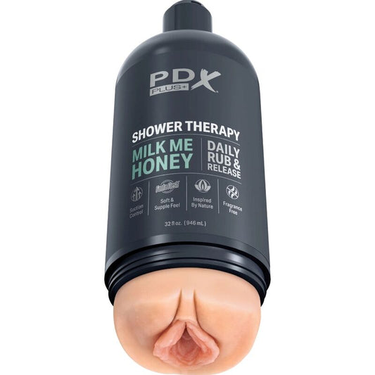 PDX PLUS - STROKER MASTURBATOR DISCREET DESIGN OF MILK ME HONEY SHAMPOO BOTTLE