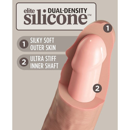 KING COCK - DILDO RÉALISTE EN SILICONE ÉLITE 28 CM