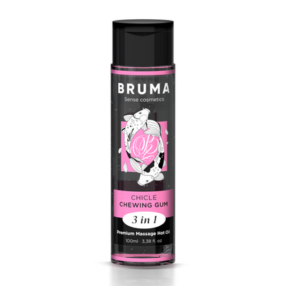 BRUMA - GOMME À MÂCHER À L'HUILE CHAUDE DE MASSAGE PREMIUM 3 EN 1 - 100 ML