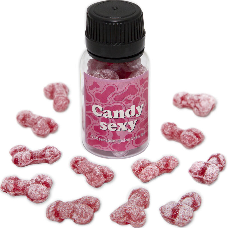 DIABLO PICANTE - CANDY SEXY POT DE 12 GOMMES AU GOÛT FRAISE-CERISE