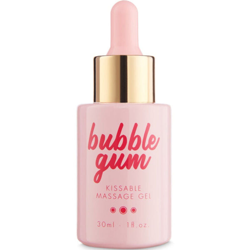 BIJOUX - KIT DE JUEGO BUBBLEGUM INDISCRETS CON GEL DE ACEITE Y BRILLO DE LABIOS