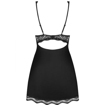 OBSESSIVE - BABYDOLL ET STRING LUVAE NOIR XS/S 