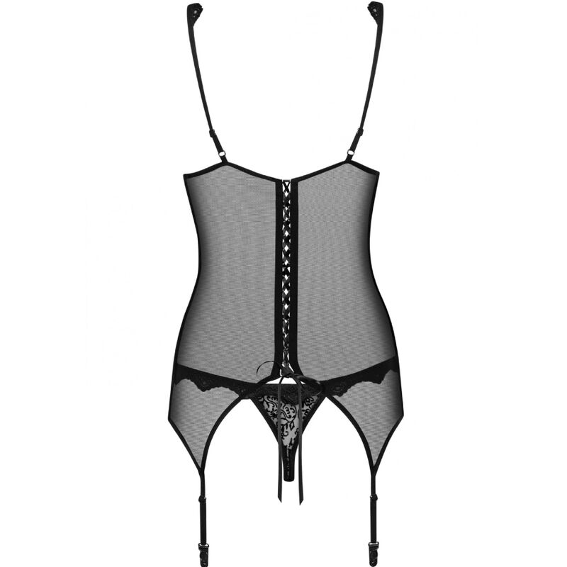 OBSESSIVE - CORSET ET STRING EMPERITA XXL